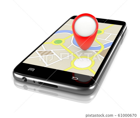 Navigation System App Stock Illustration