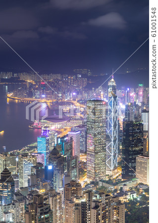 香港_維多利亞山頂夜景 香港_維多利亞山頂夜景 61001548