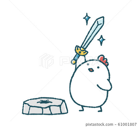 Loose chicken raises legendary sword 61001807