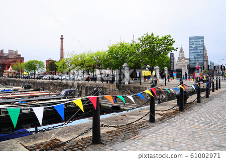 Cityscape around Liverpool's Albert Dock Cityscape around Liverpool's Albert Dock 61002971