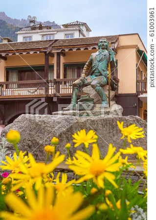 Gabriel Paccard statue, Chamonix, France Gabriel Paccard statue, Chamonix, France 61003961