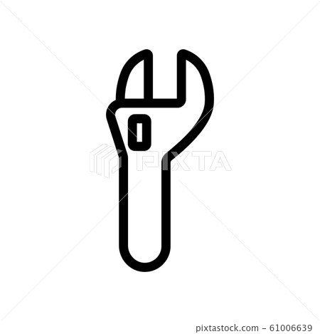 The drawk key icon is a vector. Isolated contour symbol illustration The drawk key icon is a vector. Isolated contour symbol illustration 61006639