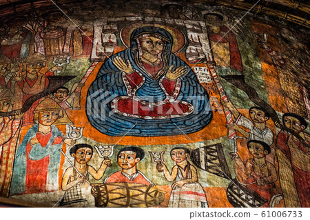An ethiopian church found near Gorgora between Bahir Dar and Gondar, Ethiopia An ethiopian church found near Gorgora between Bahir Dar and Gondar, Ethiopia 61006733