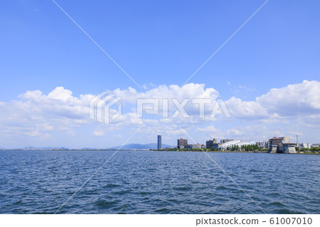 Shiga Prefecture, Otsu City, Lake Biwa, Early Summer 61007010