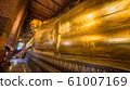Golden Statue of the Reclining Buddha at Wat Pho 61007169