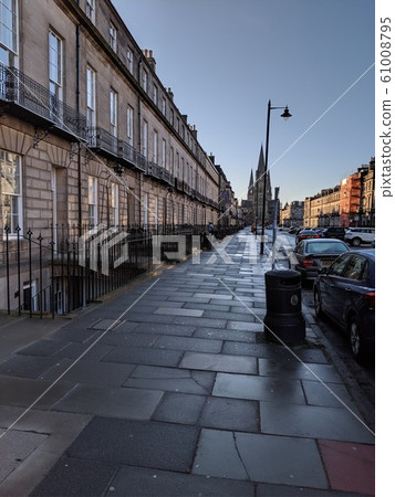 世界遺產鵝卵石街道_蘇格蘭/愛丁堡 61008795
