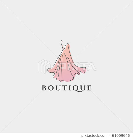 Fashion, Female, Dress and Beauty Logo Graphic by 2qnah · Creative Fabrica