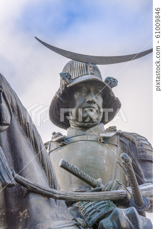 Date Masamune horse riding statue 61009846