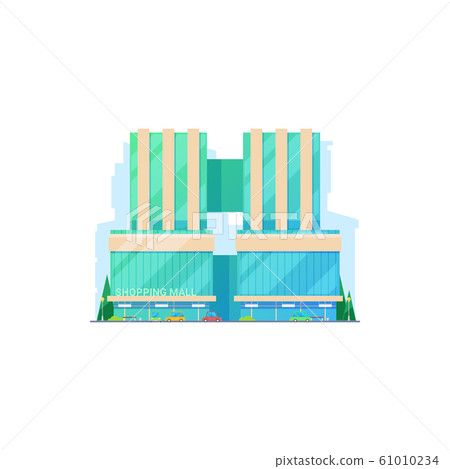 Exterior building isolated, vector icon Exterior building isolated, vector icon 61010234