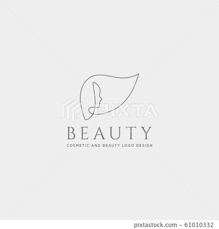 beauty cosmetic line art logo template vector 61010332