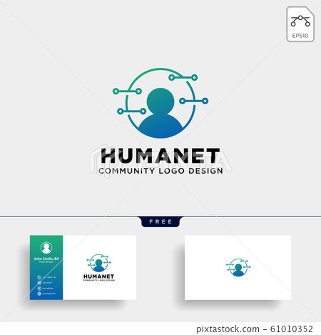 community human logo template vector illustration 61010352