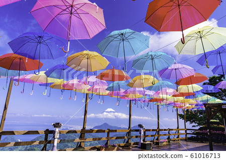 (Shizuoka Prefecture) Izunokuni panorama park umbrella sky 2019 (Shizuoka Prefecture) Izunokuni panorama park umbrella sky 2019 61016713