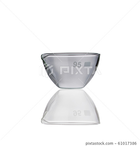 lab or Empty measuring beaker isolated on a white lab or Empty measuring beaker isolated on a white 61017386
