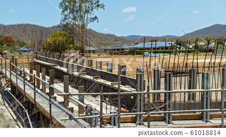 Construction Works On A Housing Estate 61018814