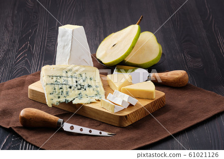 Assortment of cheese and snack for wine Assortment of cheese and snack for wine 61021126