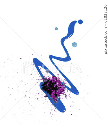 Lipstick, nail polish, crashed eyeshadows. 61022126