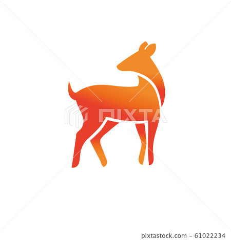 Animal Wild deer logo sign Animal Wild deer logo sign 61022234