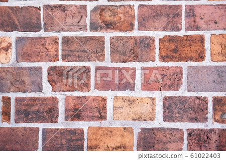 Red brick wall pattern texture retro wall 61022403