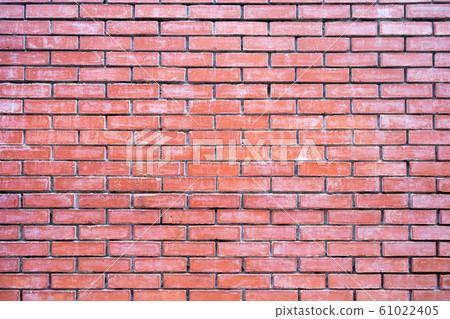 Red brick wall pattern texture retro wall 61022405