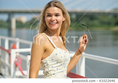Portrait of a cute and gorgeous latin women in 61022646