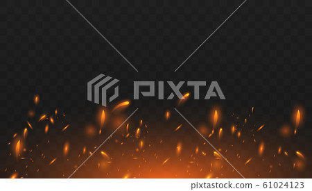 Red Fire sparks vector Red Fire sparks vector 61024123