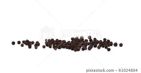 Close-up view of a pile of black pepper. Spices 61024804