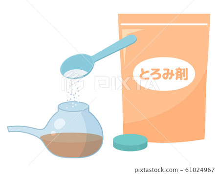 Illustration of easy only _ put thickener _ bag 61024967