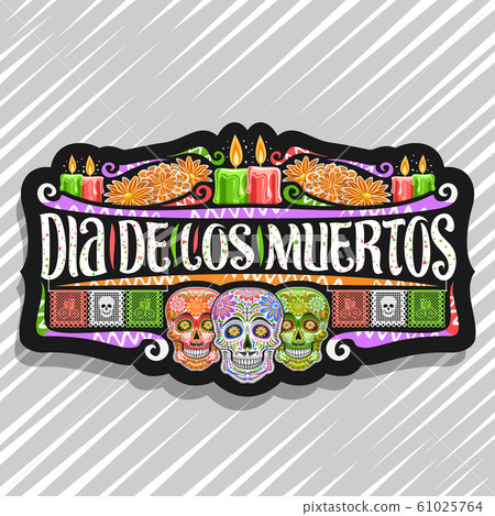 Vector logo for Dia de los Muertos 61025764
