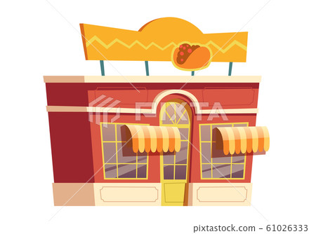 restaurant building clipart