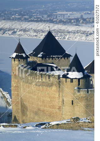 Khotyn fortress in winter Khotyn fortress in winter 61027572