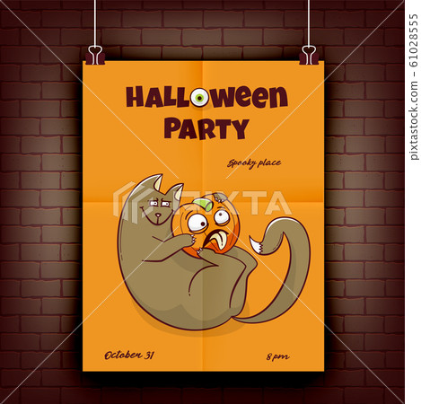 Halloween party poster Halloween party poster 61028555
