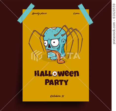Halloween party poster 61028559