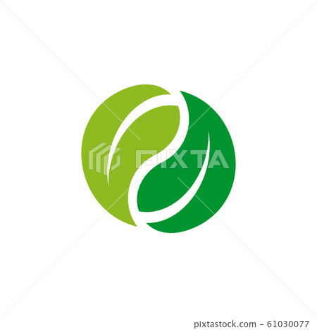 Yin yang circle icon logo design vector - Stock Illustration [61030077 ...