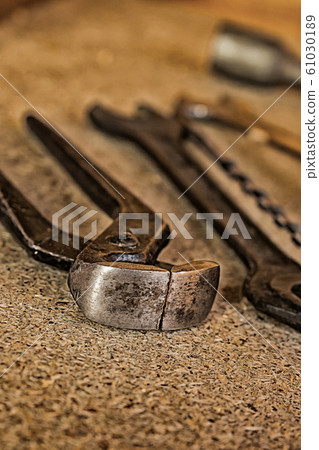 construction set of tools iron nippers, wrench and 61030189