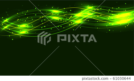 Green transparent abstract shiny magical Green transparent abstract shiny magical 61030644