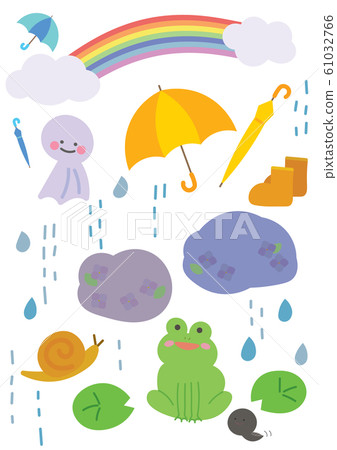 June rainy season illustration - Stock Illustration [61032766] - PIXTA