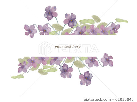 Violet frame - Stock Illustration [61033843] - PIXTA