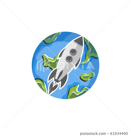 space travel rocket ship science vector art 61034400