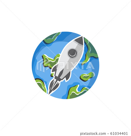 space travel rocket ship science vector art space travel rocket ship science vector art 61034401