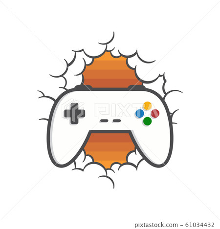 game console joystick controller space cloud theme game console joystick controller space cloud theme 61034432