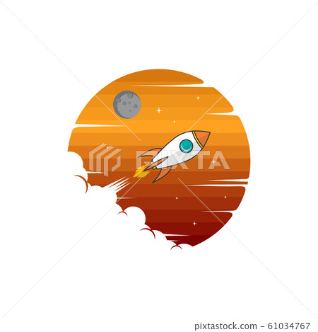 rocket ship launch space travel theme vector rocket ship launch space travel theme vector 61034767