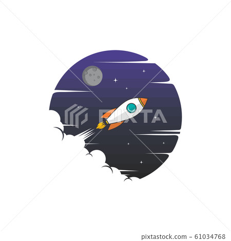 rocket ship launch space travel theme vector rocket ship launch space travel theme vector 61034768