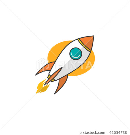 rocket ship launch space travel theme vector rocket ship launch space travel theme vector 61034788