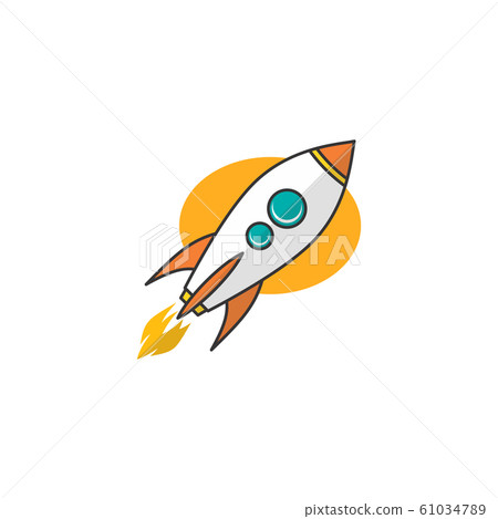 rocket ship launch space travel theme vector rocket ship launch space travel theme vector 61034789