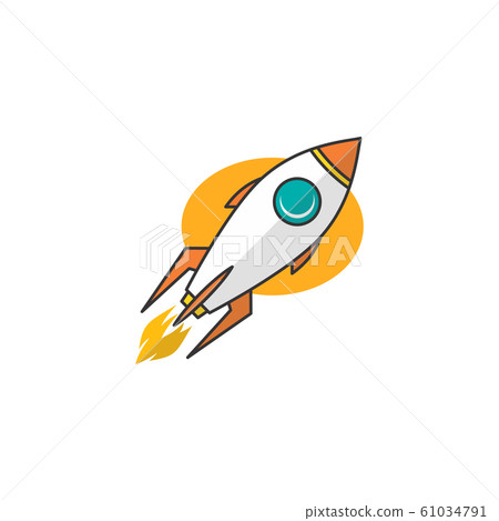 rocket ship launch space travel theme vector rocket ship launch space travel theme vector 61034791