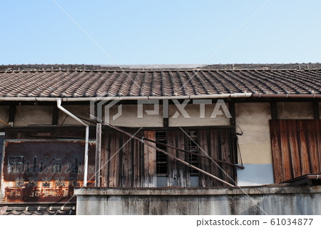 Old and beautiful building in Kasaoka City, Okayama Prefecture 61034877