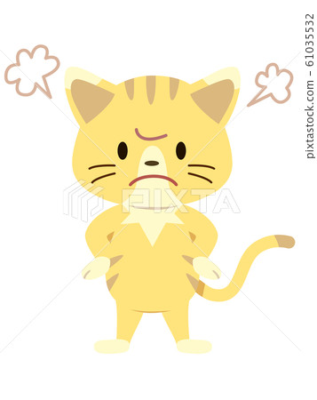 Simple cat illustration 03 Simple cat illustration 03 61035532