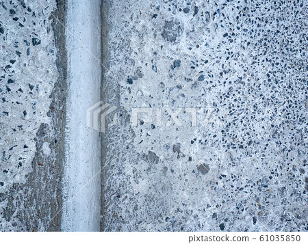 Concrete floor with Drainage trough as the texture background Concrete floor with Drainage trough as the texture background 61035850