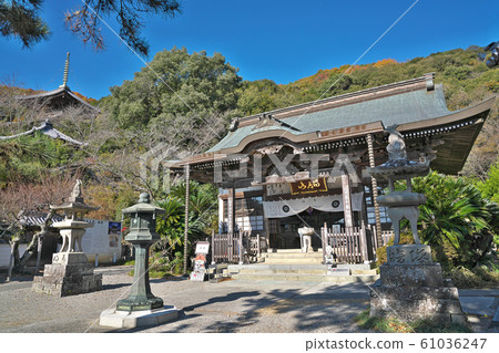 [德道山觀音桐旗寺]（四國靈場第10號复田所）德島縣阿波市市場町桐旗觀音 61036247