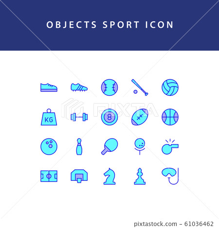 object sport filled outline icon set 61036462